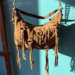Michael Kors suede bag